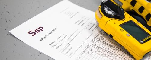 Ssp performs gas measurements at any location in The Netherlands, Belgium and Germany